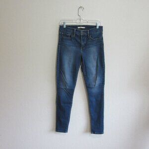 LEVI'S Blue Denim 311 Shaping Skinny 28 Cotton Blend Jeans